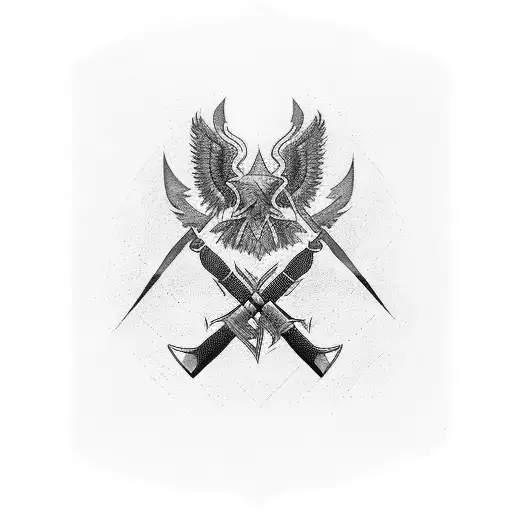 vladimir putin with missiles tattoo design idea