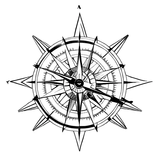Incorporate a compass and a clock to symbolize navigating through time and treasured memories tattoo design idea