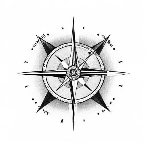 Incorporate a compass and a clock to symbolize navigating through time and treasured memories tattoo design idea
