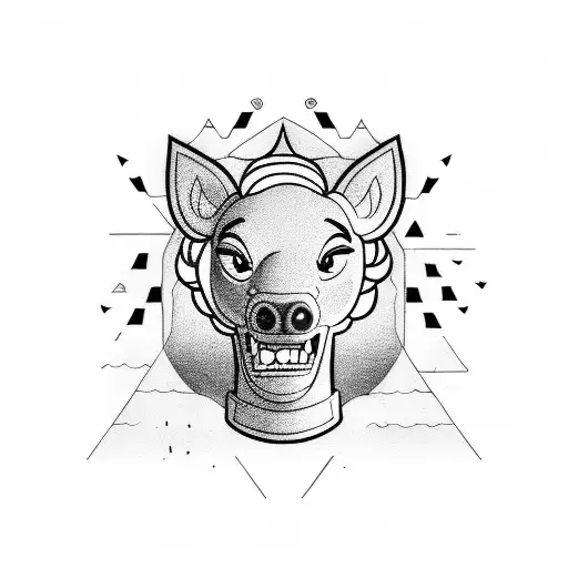 Symbol for Bojack Horseman tattoo design idea