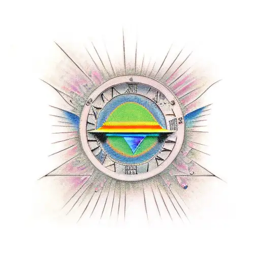 Pink Floyd Time  tattoo design idea