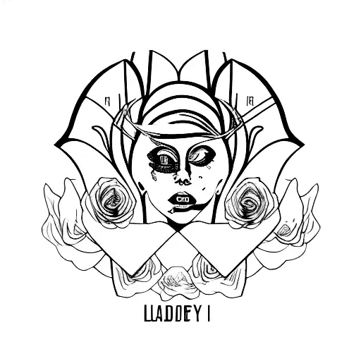 lady gaga  tattoo design idea