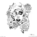 lady gaga  tattoo design idea