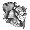 ancient Egypt god Osiris   tattoo design idea
