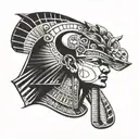 ancient Egypt god Osiris   tattoo design idea