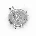 no spin knife throwing at target  tattoo design idea