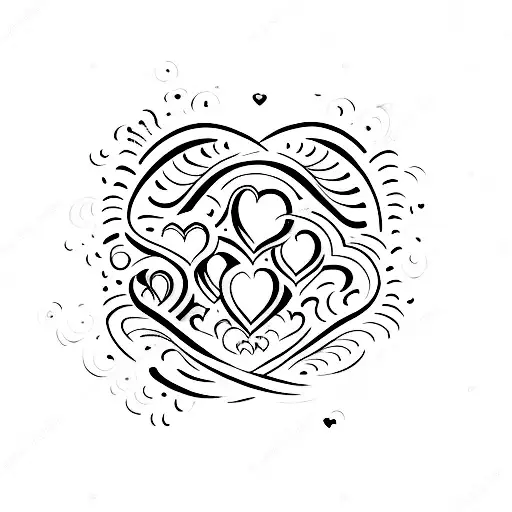 Love, loyalty, eternal happiness tattoo design idea