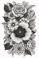 moms birthday date tattoo design idea