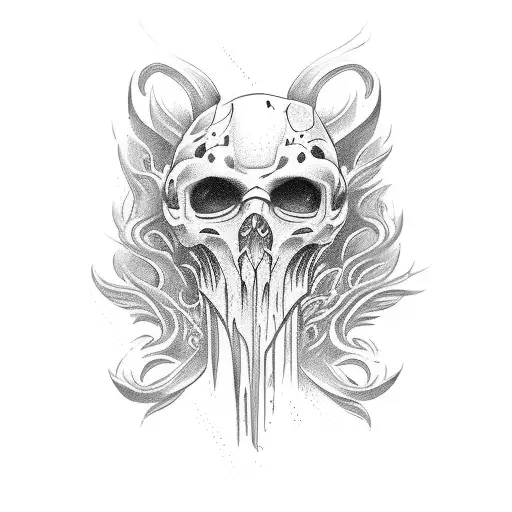 corvo nordico  tattoo design idea