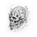 corvo nordico  tattoo design idea