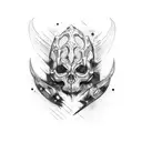 corvo nordico  tattoo design idea