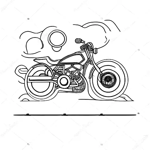 navio porto moto velocidade  tattoo design idea