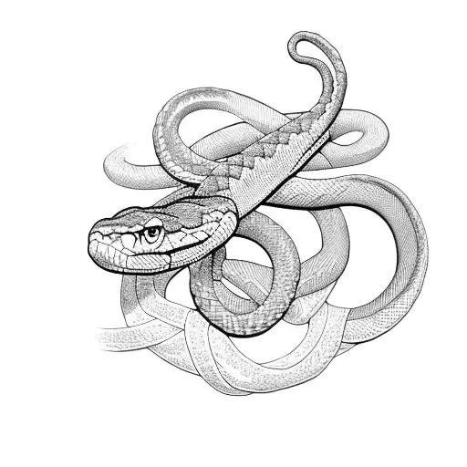 collarbone snake tattoo design idea