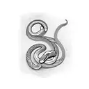 collarbone snake tattoo design idea