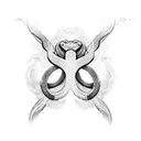 collarbone snake tattoo design idea