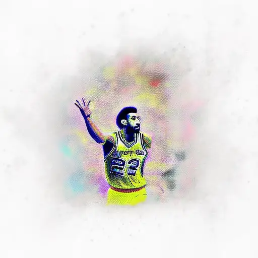 big bird in a San Antonio spurs jersey tattoo design idea