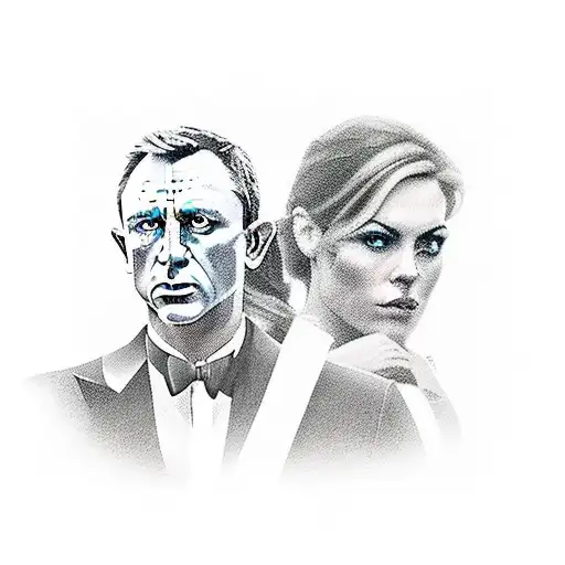 james bond tattoo design idea