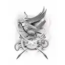jack sparrows ship  tattoo design idea