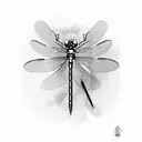 Dragonfly tattoo design idea