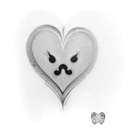 forever and always tattoo with thumbprint heart tattoo design idea