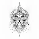 meditation and inner peace tattoo design idea
