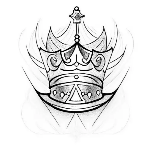 King's Crown tattoo design idea