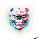 Monkie D' Luffy tattoo design idea