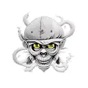 Monkie D' Luffy tattoo design idea