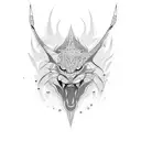 Mr cartoon tattoo design idea