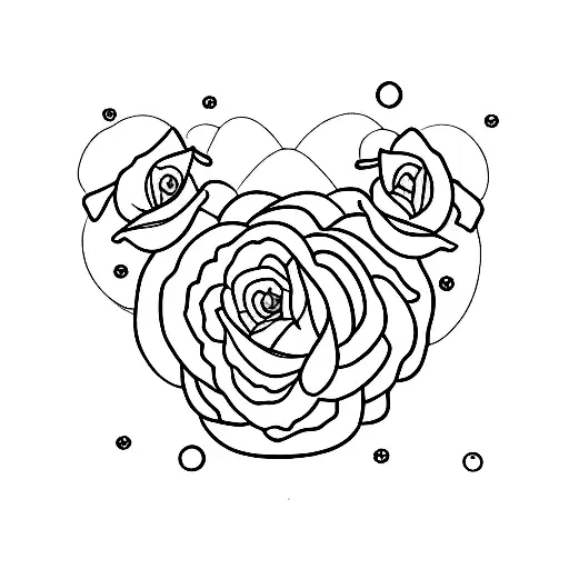 marriage followed by kids  tattoo design idea