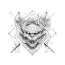 tarot hermite tattoo design idea