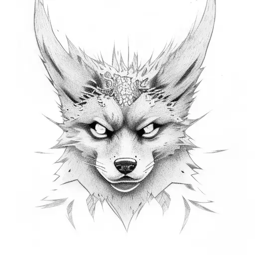 bakugo katski tattoo design idea