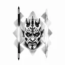 Darth Maul  tattoo design idea