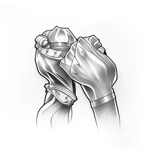  arm with sukuna lines on wrist and elbow and hisoka cards  tattoo design idea