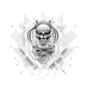 romans 8:18 tattoo design idea