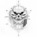 romans 8:18 tattoo design idea