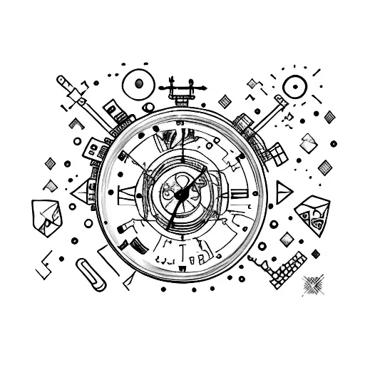 Chrono cross tattoo design idea