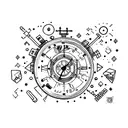 Chrono cross tattoo design idea