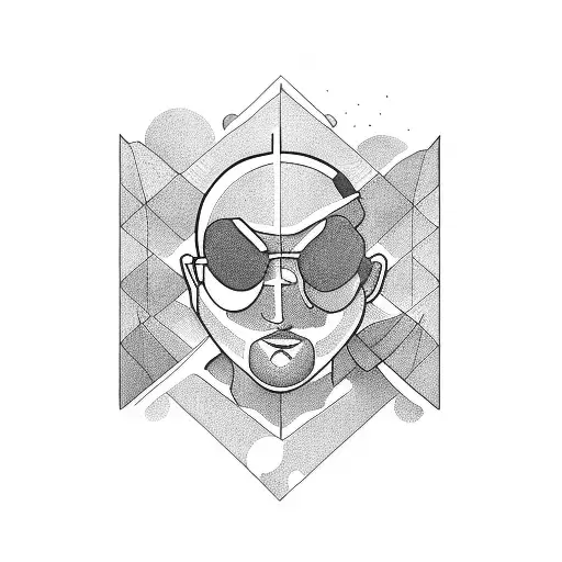 mac miller swimming album cover tattoo design idea