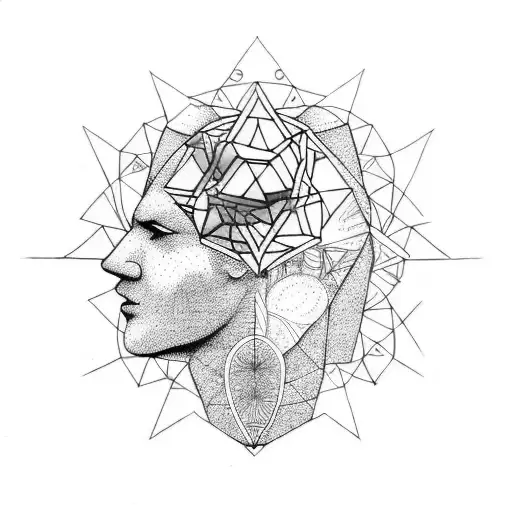 unified mind freedom tattoo design idea