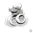 QUESTION MARK tattoo design idea
