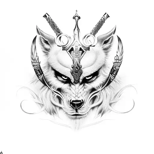 odin tattoo design idea