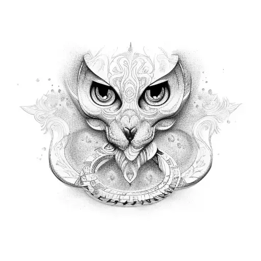 the name Abcde in cursive tattoo design idea