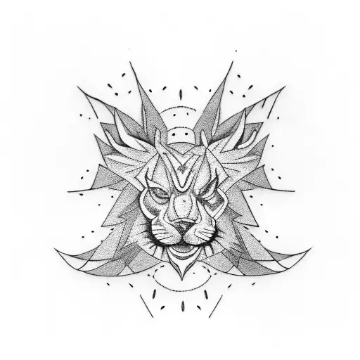 spiked collar  tattoo design idea