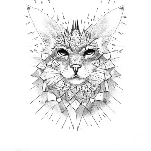 spiked collar  tattoo design idea
