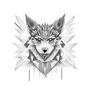 spiked collar  tattoo design idea