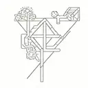 the first name SIM111 with the Minecraft Enchantment Table theme tattoo design idea