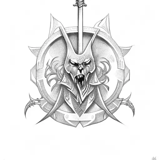 Sword tattoo design idea