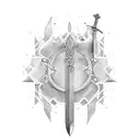 Sword tattoo design idea