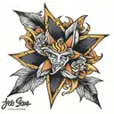 jojo star tattoo tattoo design idea